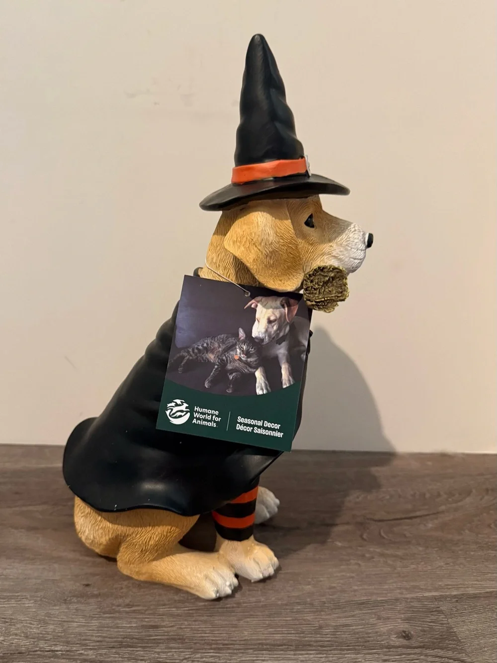 Adorable Humane Society Halloween Witch Beagle Figurine- NWT